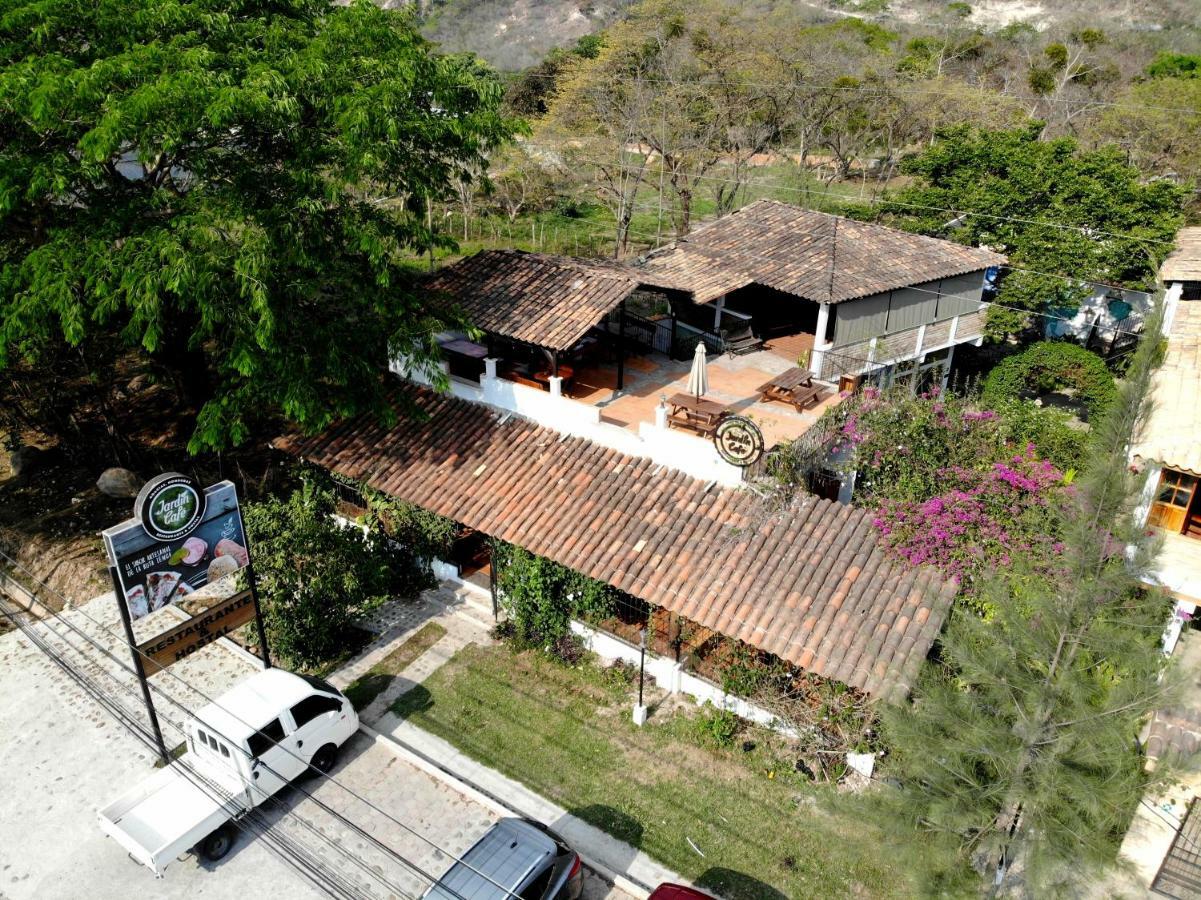 Jardin Cafe Hotel & Restaurant Gracias Bagian luar foto